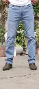 L-cooper Light Blue Straight-fit Jeans