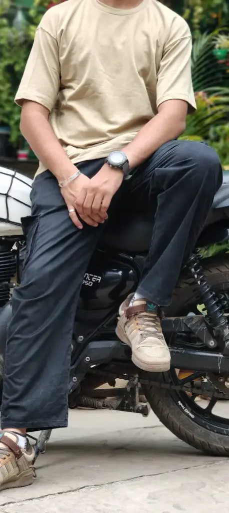 Solid Plain T-shirt (khaki beige)