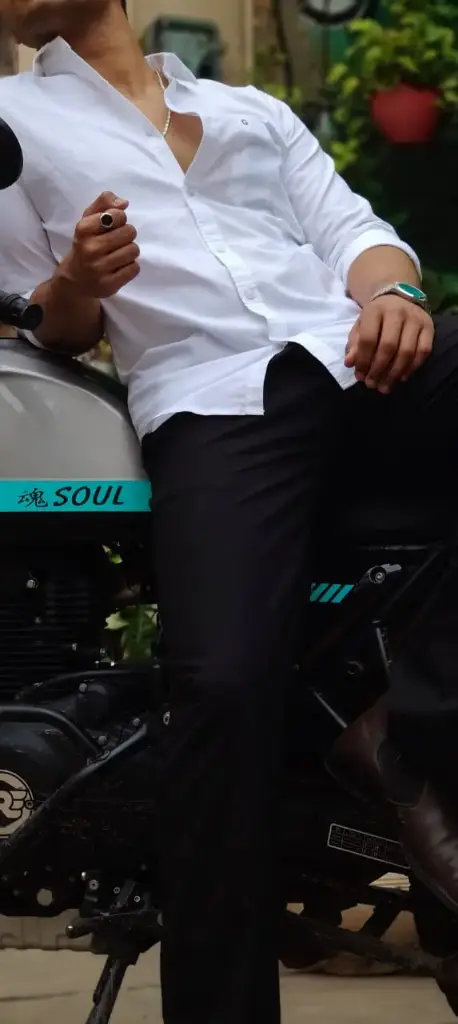 Premium Cotton Plain Shirt (White)