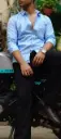  Premium Cotton Plain Shirt (Sky Blue)