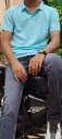 Body Fit Polo (Sky Blue)