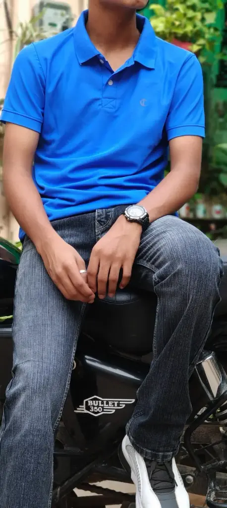 Body Fit Polo (Royal Blue) (M)