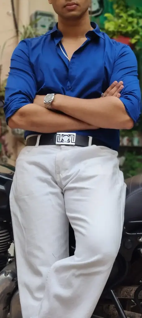 Premium Partywear Shirt (Royal Blue)