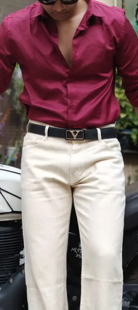 Premium Partywear Shirt (Wine) (M)