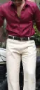 Premium Partywear Shirt (Wine)