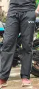 Straight-Fit Track Pants (Black)