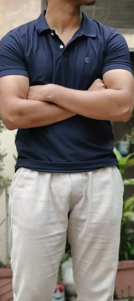 Body Fit Polo (Navy Blue)