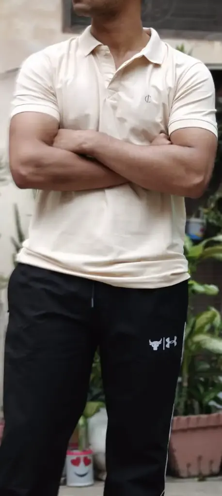 Body Fit Polo (cream)