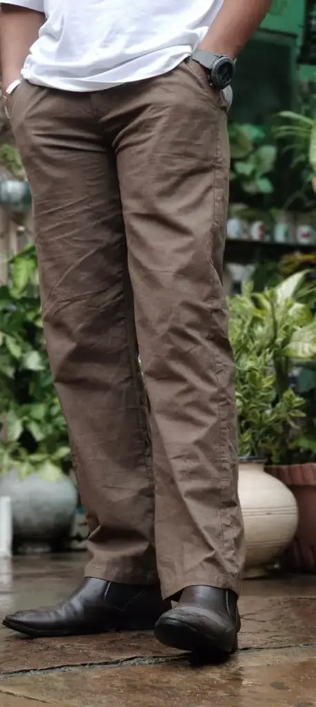 Brown linen Pants