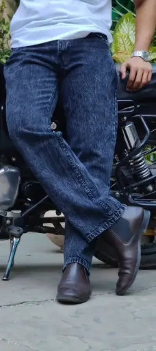 Faded Black Baggy Jeans