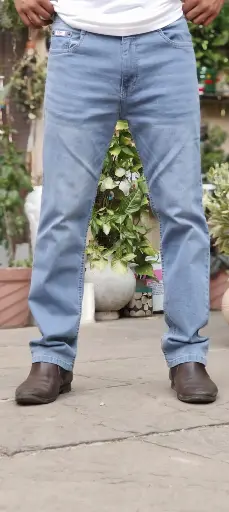 L-cooper Light Blue Straight-fit Jeans