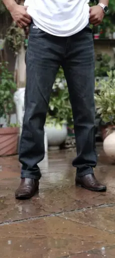 L-cooper Grey Straight-fit Jeans