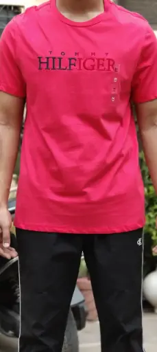   Pink Hilfiger t-shirt