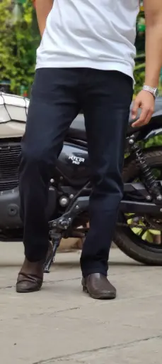 L-cooper Black Straight-fit Jeans