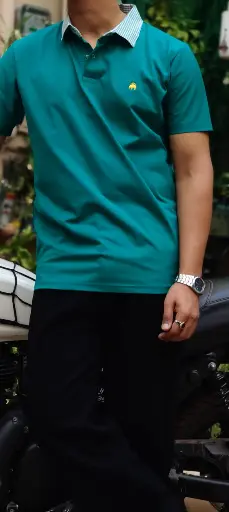 Premium Green Regular Fit Polo