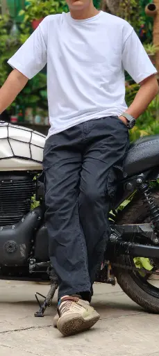 Solid Plain T-shirt (White)