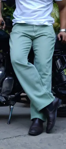 Tea green Baggy jeans